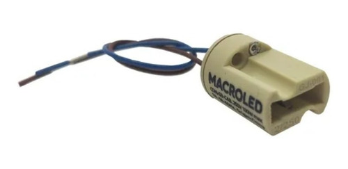 10 Zocalos Conector Ceramico Portalampara G9 Bipin Macroled