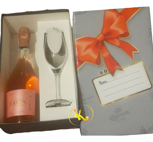 Champagne Lois Foster Estuche + Copa Cristal Premium