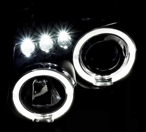 Par De Faros Halo / Led Nissan Frontier 2005 2006 2007 2008