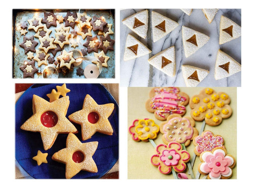 Mini Conjunto De Formas Cortador Galletas Por Pastel Frutas