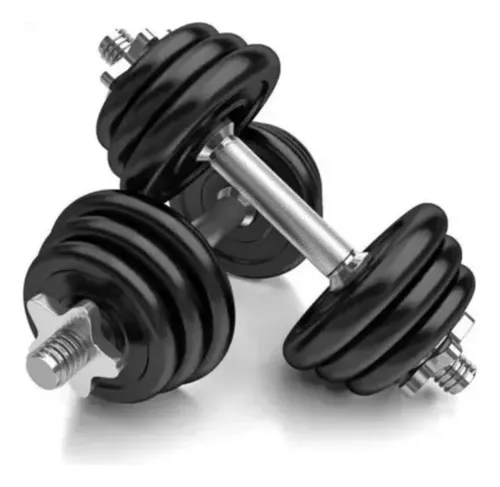 Pesas De Mano 20 Kg Con 12 Discos Ajustables