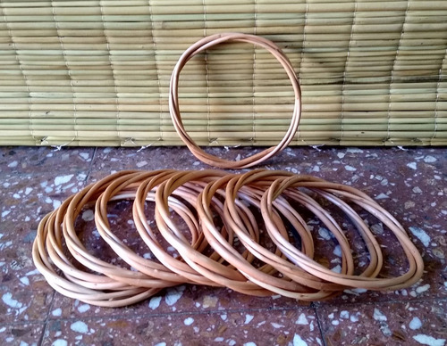 Imagen 1 de 1 de Aros De Mimbre 12cm Pack X 10un.