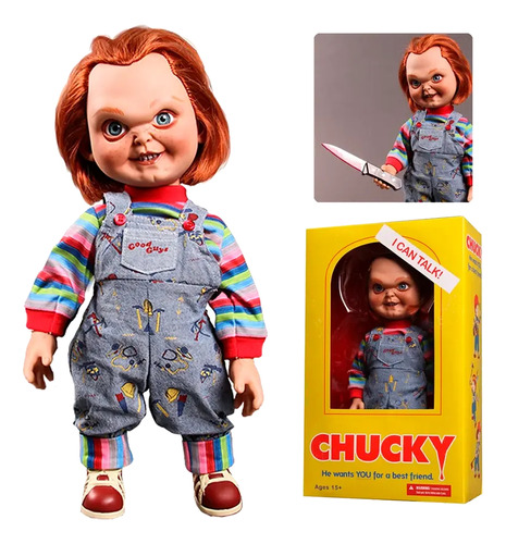 Child's Play 15  Mega Scale Sneering Chucky Talking Doll