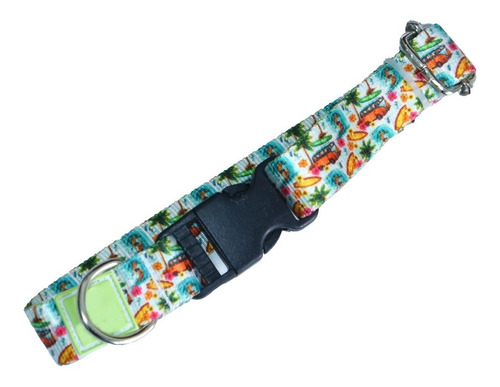 Imagen 2 de 7 de Collar Estampado Perros Chicos Medianos Confort Calidad