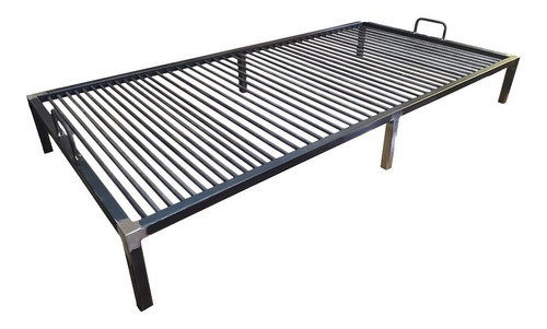Parrilla Fija 120cm X 60cm Varilla Flotante Color Hierro