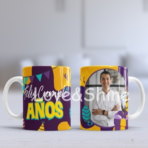 +10 Plantillas Para Sublimar Tazas De Cumpleaños Psd