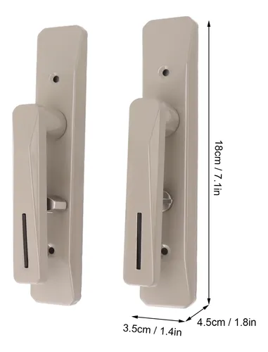 Manilla De Puerta Interior Plana Con Palancas En Forma De S