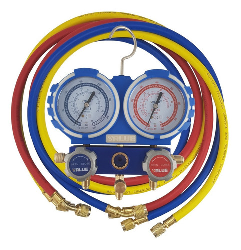 Manifold Alta Baja Con Valija R410a Premium Value Vmg2-r410a
