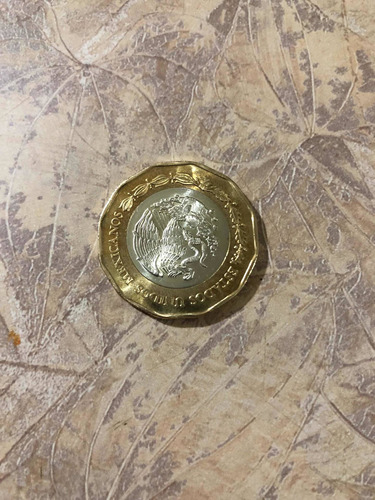 Moneda De $20 Pesos  500 Años De Veracruz