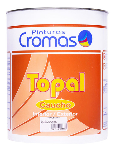 Pintura De Caucho Cromas Clase B Galón Rosado Apamante