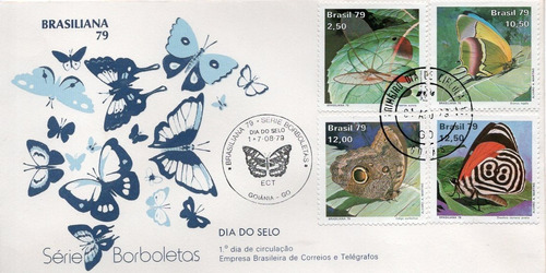 Fdc 1979 - Brasiliana 79 - Borboletas - Selos #181