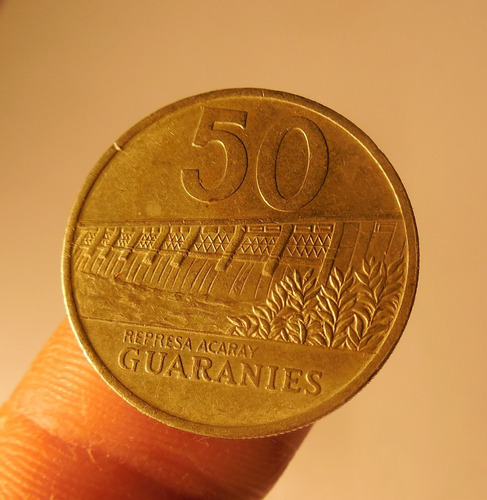 Moneda Paraguay. 50 Guaraníes, 1992