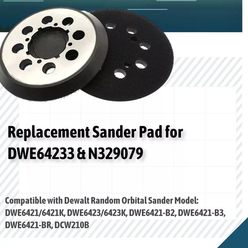 Disco Para Lijadora Orbital Dewalt Dwe64233 Y N329079, 2 Pzs