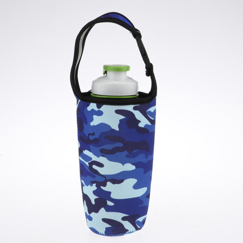 Bolsa De Botella De Agua, Portabotellas Con Correa De Azul