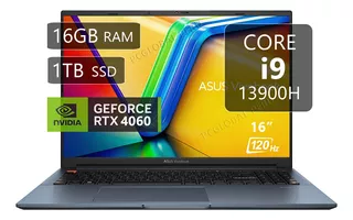 Asus Vivobook Pro 16, Core I9-13900h, 16gb, 1tb Ssd, Rtx4060