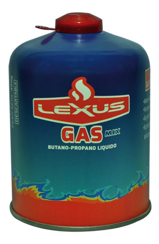 Imagen 1 de 3 de Cartucho Gas Butano Propano 450 Grs A Rosca Camping Garrafa