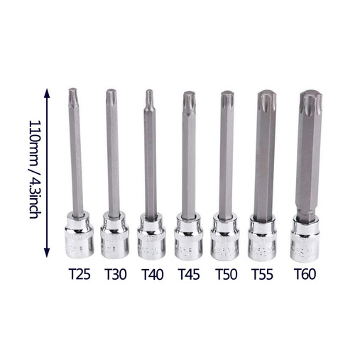 Adicional Poco Largo Torx Juego De Dados De La Estrella De 7
