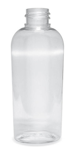 Botella Pet Oval 60 Ml Transparente Rosca 20/410 50 Piezas