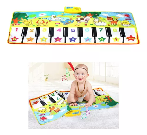 Tapete de Piano, teclado Musical Playmat música eletrônica Jogar Cobertor  Tapete de dança cedo Brinquedos Educativos Para Meninos Meninas Aniversário  Presentes de Natal para crianças de 3 4 5 6 7 8 anos de idade