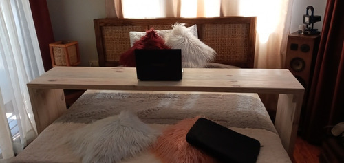 Mesa De Madera Con Rueda Para Camas