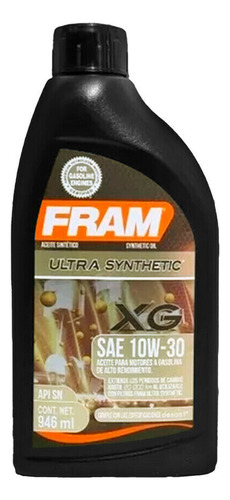 2 Filtros + Aceite 10w30 P/ Kia Forte L4 2.4l 10/13 Fram
