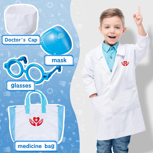 New Doctor Kit For Toddlers 3-5 - Pretend Play Set With 3...