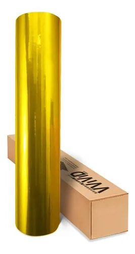 Xpo Película De Vinilo Dorado Brillante Coche (1 Pie X...