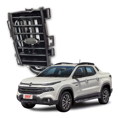 Difusor Saida Ar Central Esquerdo Fiat Toro Ultra 2020