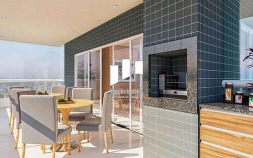 Imagem 10 de 15 de Lindo Apartamento Na Guilhermina Em Praia Grande Sp.