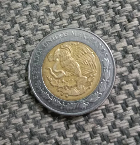 Moneda 5 Pesos Carmen Serdán Centenario De La Revolución (Usado)