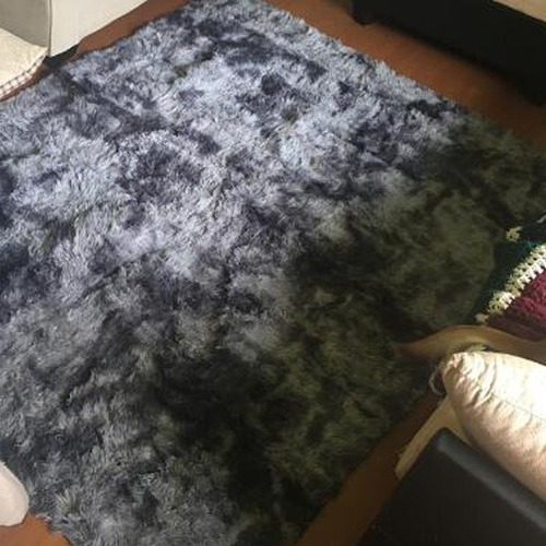 Alfombra Shaggy Decorativa Super Suave Para Cuarto 40x60