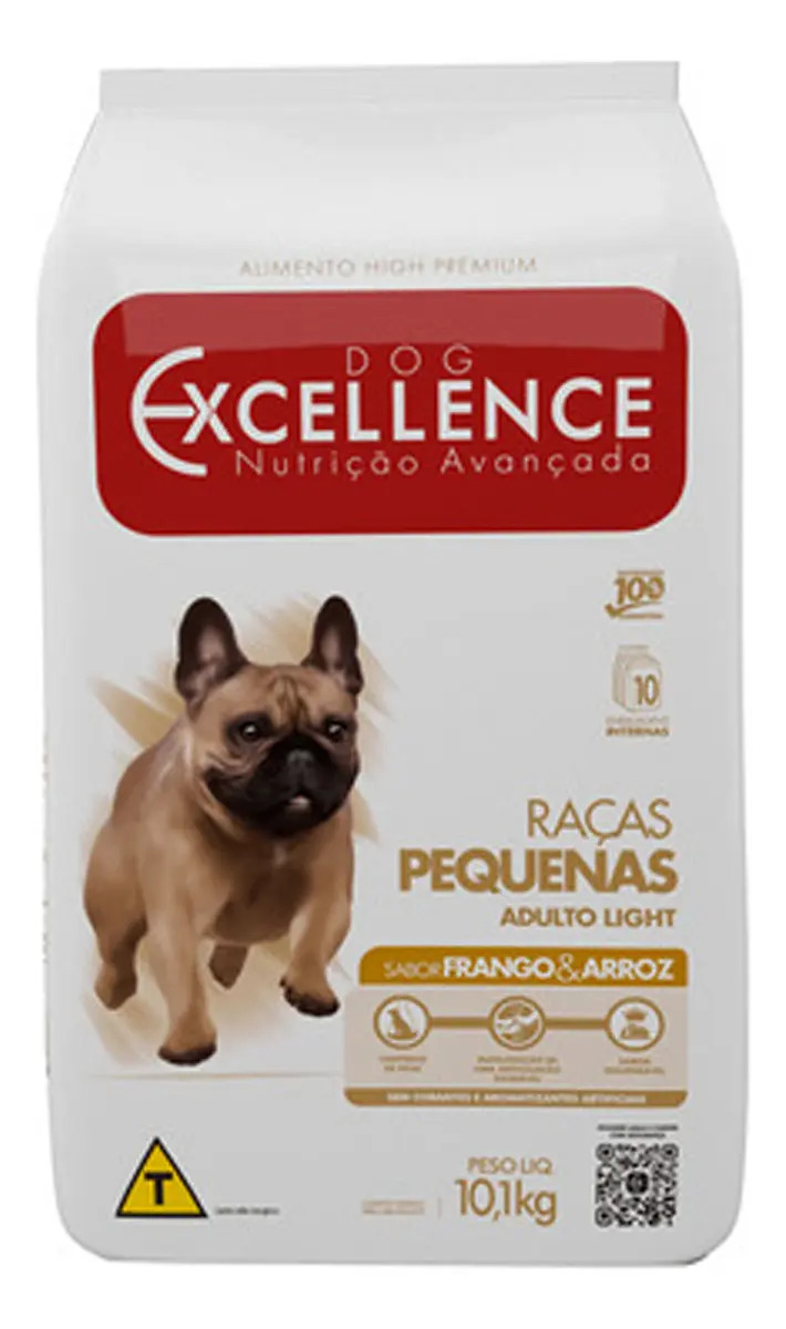 Ração Dog Excellence Adulto Light Raças Pequenas 10kg