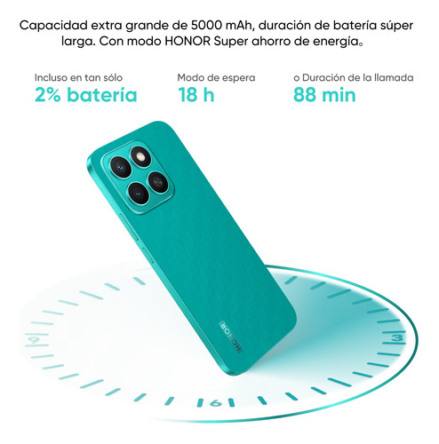 Honor X8C 4g Sí 256 GB 8 GB 5000mah 6.7'' 120hz Verde