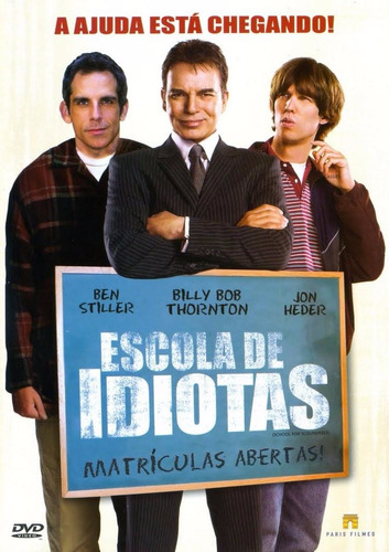 Escola De Idiotas - Dvd - Billy Bob Thornton - Ben Stiller