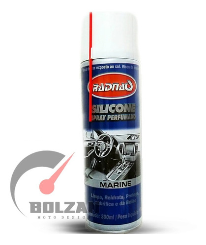 Imagem 4 de 9 de 3 Latas Silicone Perfumado Spray Radnaq Aroma Marine 3un