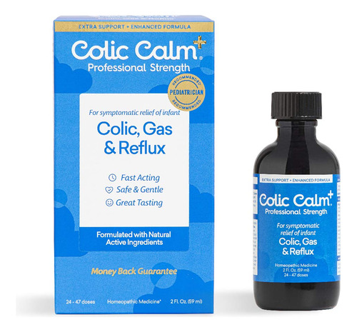 Colic Calm Plus Homeopathic Gripe Water - Gotas De Alivio De