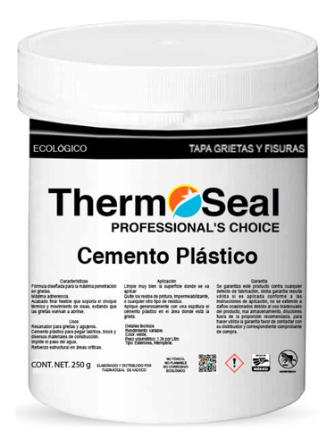  Cemento Plástico - Thermoseal 400g 