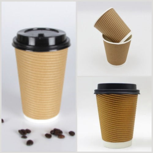 Vasos Desechables Para Café Té Infusión  8 Unidades 8 Oz