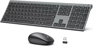 Kit Teclado Mouse Inalámbrico Bluetooth Para Macbook Windows