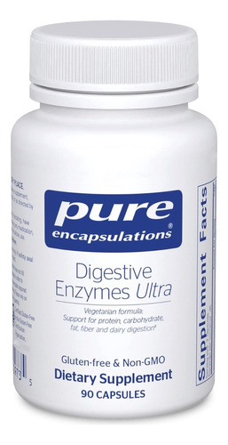 Enzimas Digestivas Ultra Pure Encapsulations 90 Cápsulas