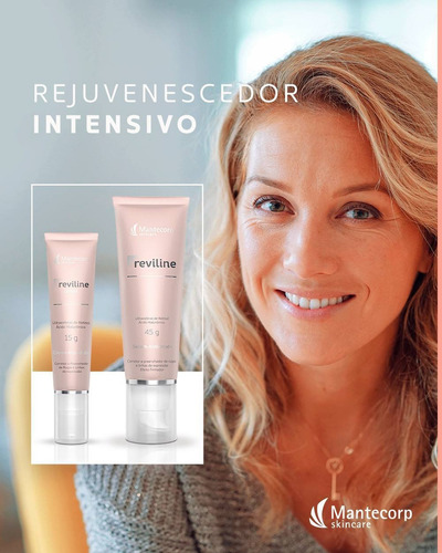 Creme Reviline Olhos Mantecorp 15g Dia/noite Hipoalergênico Todo Tipo De Pele Dia/noite