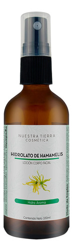 Hidrolato De Hamamelis Orgánico- Astringente-100ml Todo tipo de piel