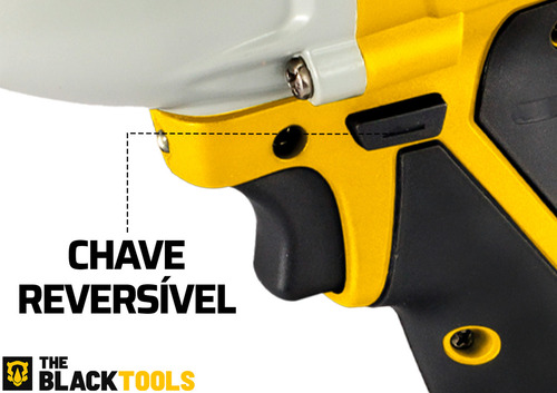 Parafusadeira Chave De Impacto The Black Tools TB-21I Bateria Lítio Brushless 21v