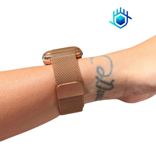 Correa Extensible Para Apple Watch Malla + Mica + Funda Case