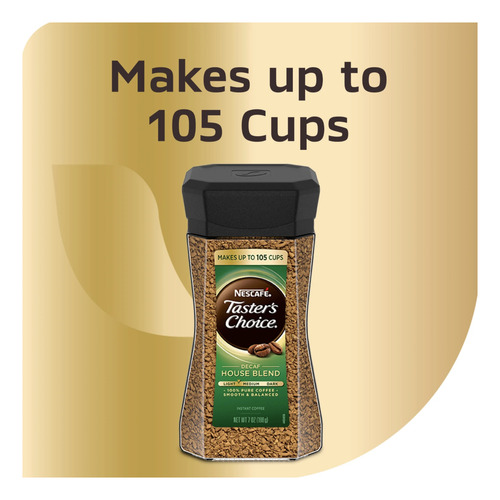 Cafe Instantaneo Taster's Choice Decaf House Blend 198g