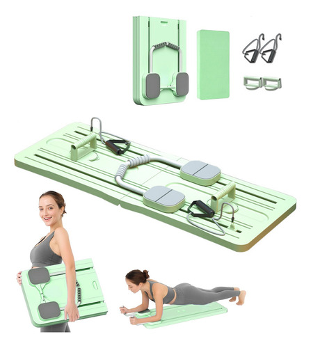 Rueda Abdominal Cuerda Entrenamiento Profesional Verde Turquesa