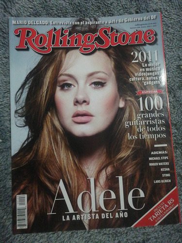 Adele Rolling Stone La Artista Del Año Enero 2012