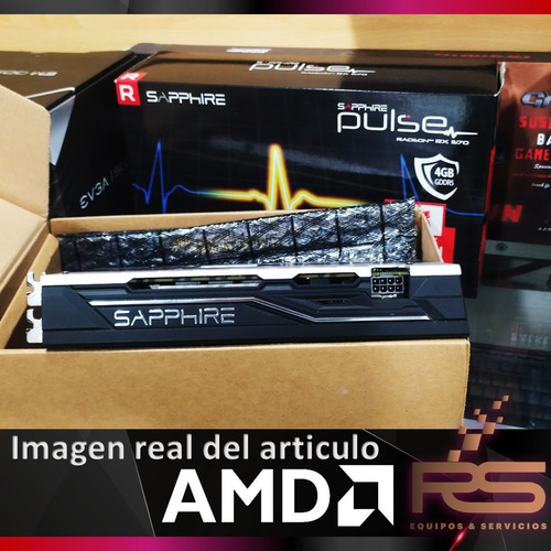 Imagen 5 de 5 de Nueva Tarjeta De Video Rx 570 4gb Amd Radeon Sapphire Nitro
