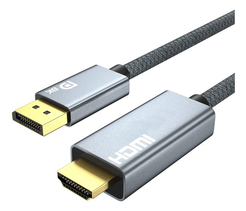 Cable Displayport Dp 1.4 Hdmi 2.1 8k 4k 2k Gamer 2 Metros 2m