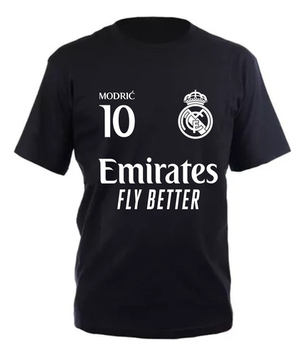 Remera Real Madrid - Jugadores / Fútbol / Escudo - Algodón